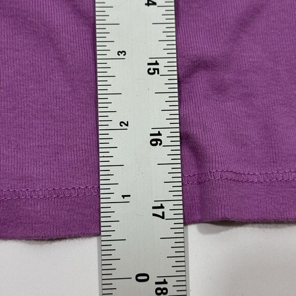 Woman's Calvin Klein Jeans Pink Purple Magenta Beaded Silver Logo Sweatshirt XL - Picture 6 of 7